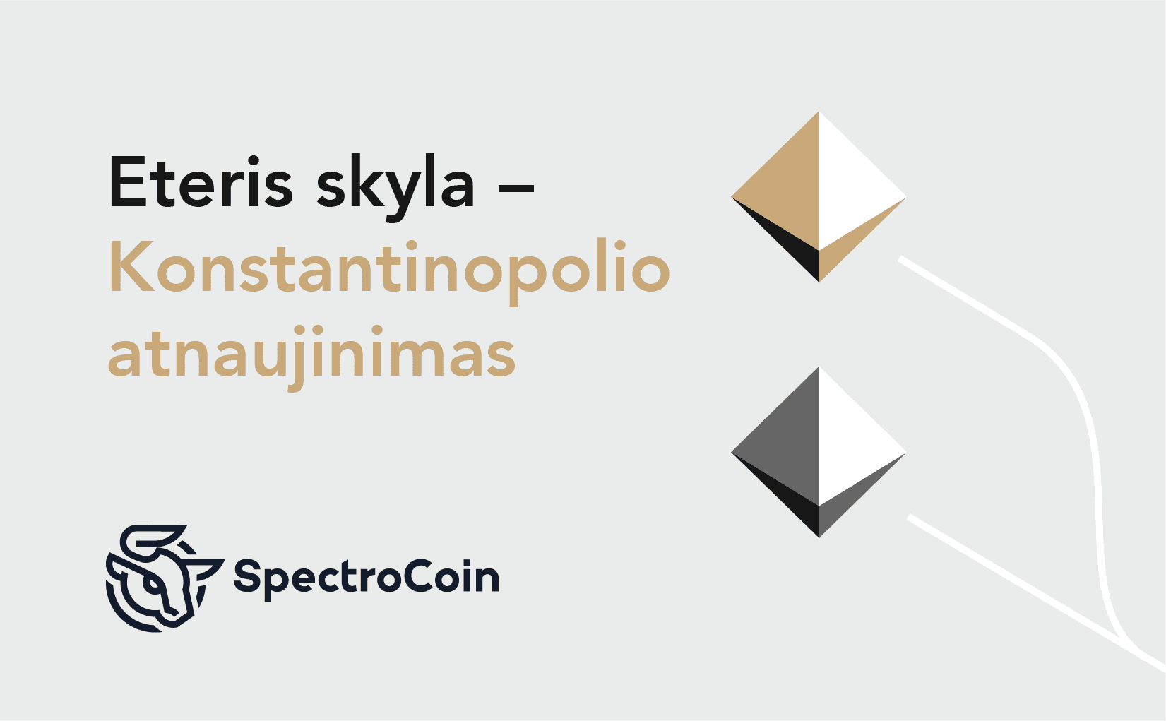 SpectroCoin-pasiruose-ETH-Konstantinopoliui