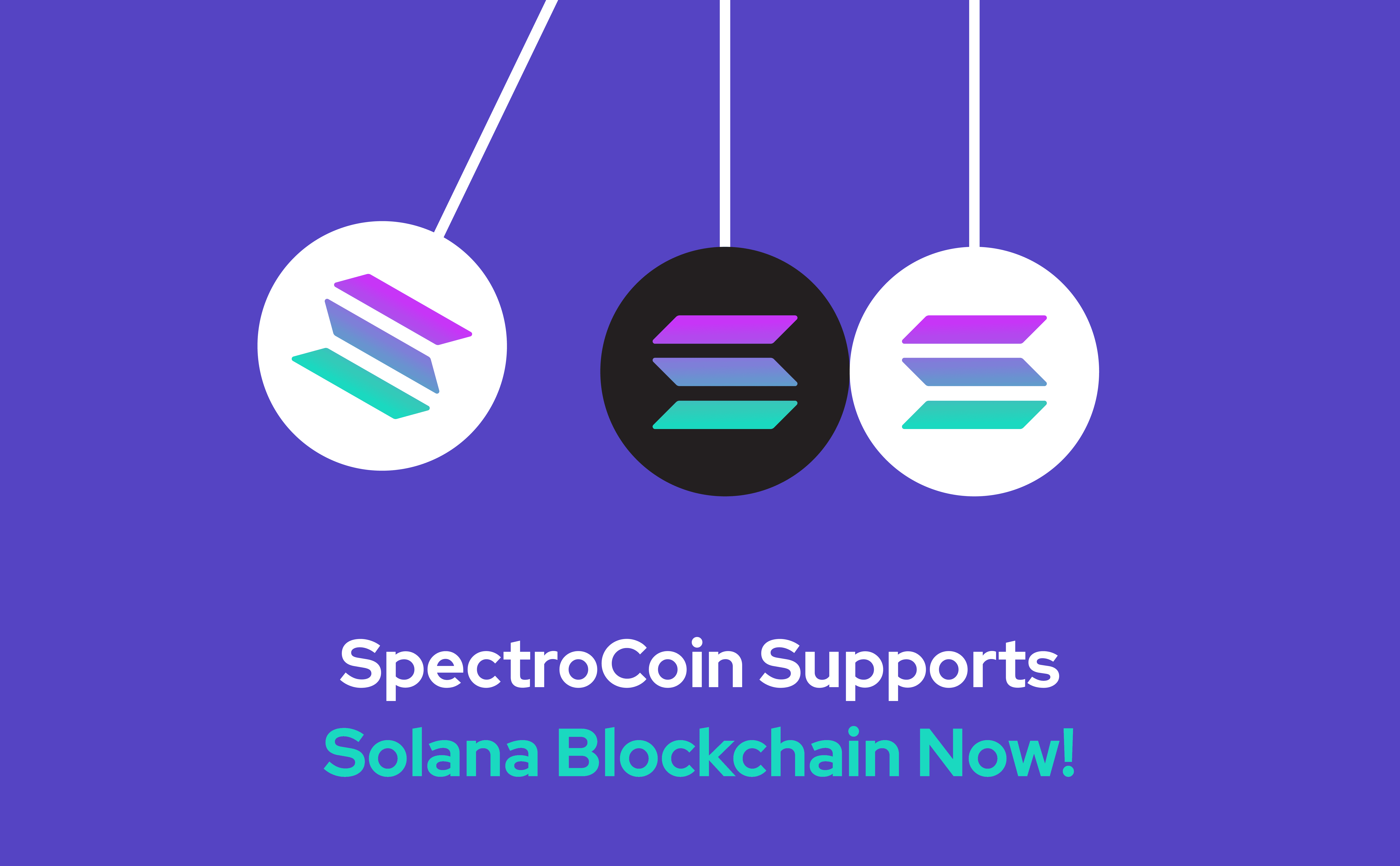 Solana blokų grandinės pranašumai SpectroCoin platformoje