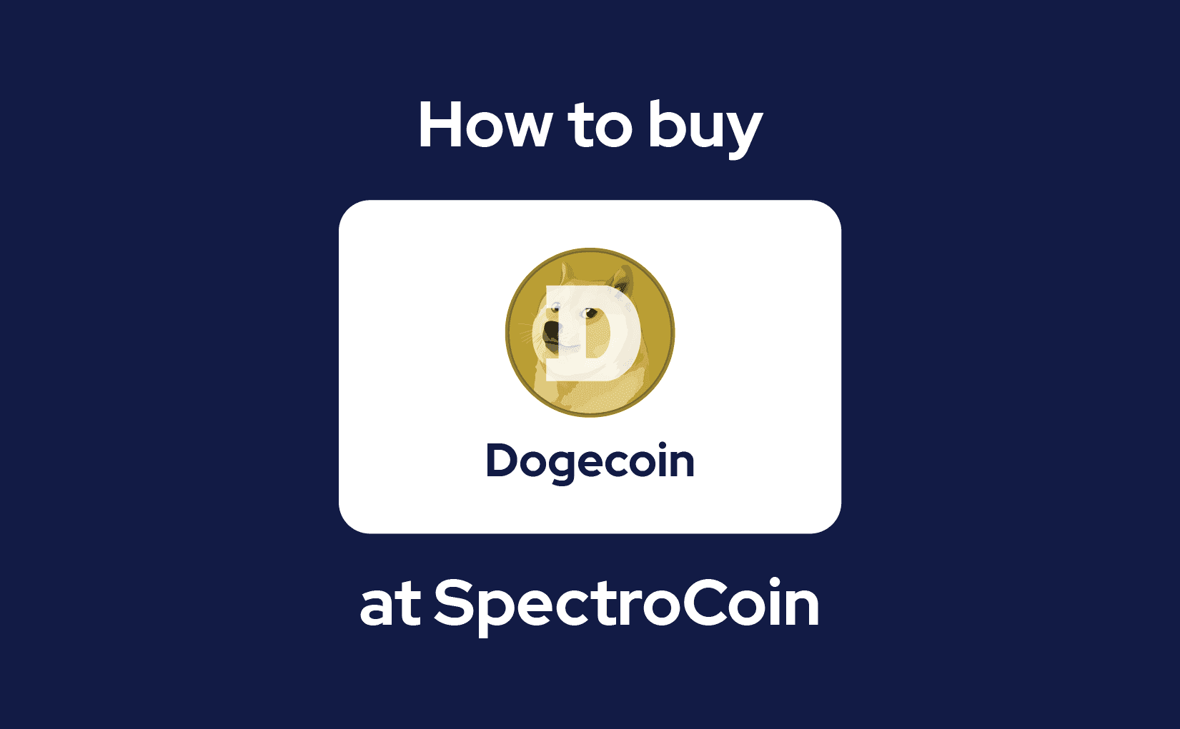 Kuidas osta Dogecoini