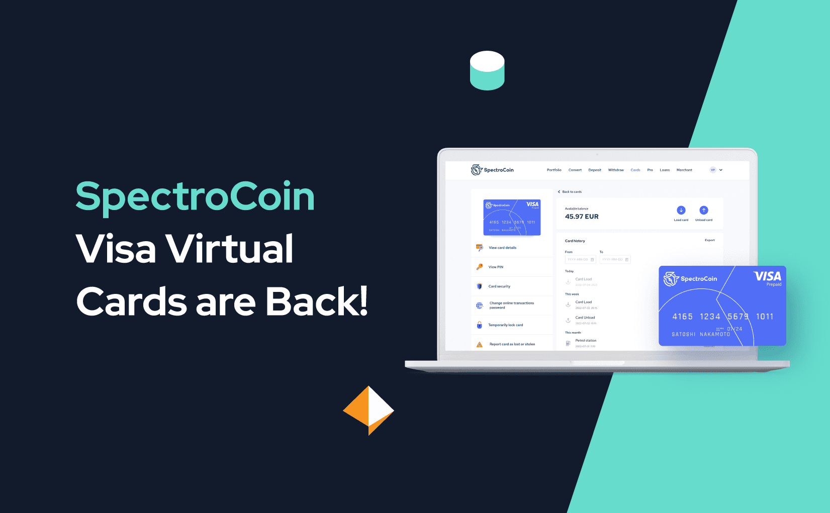 Virtual crypto card is back