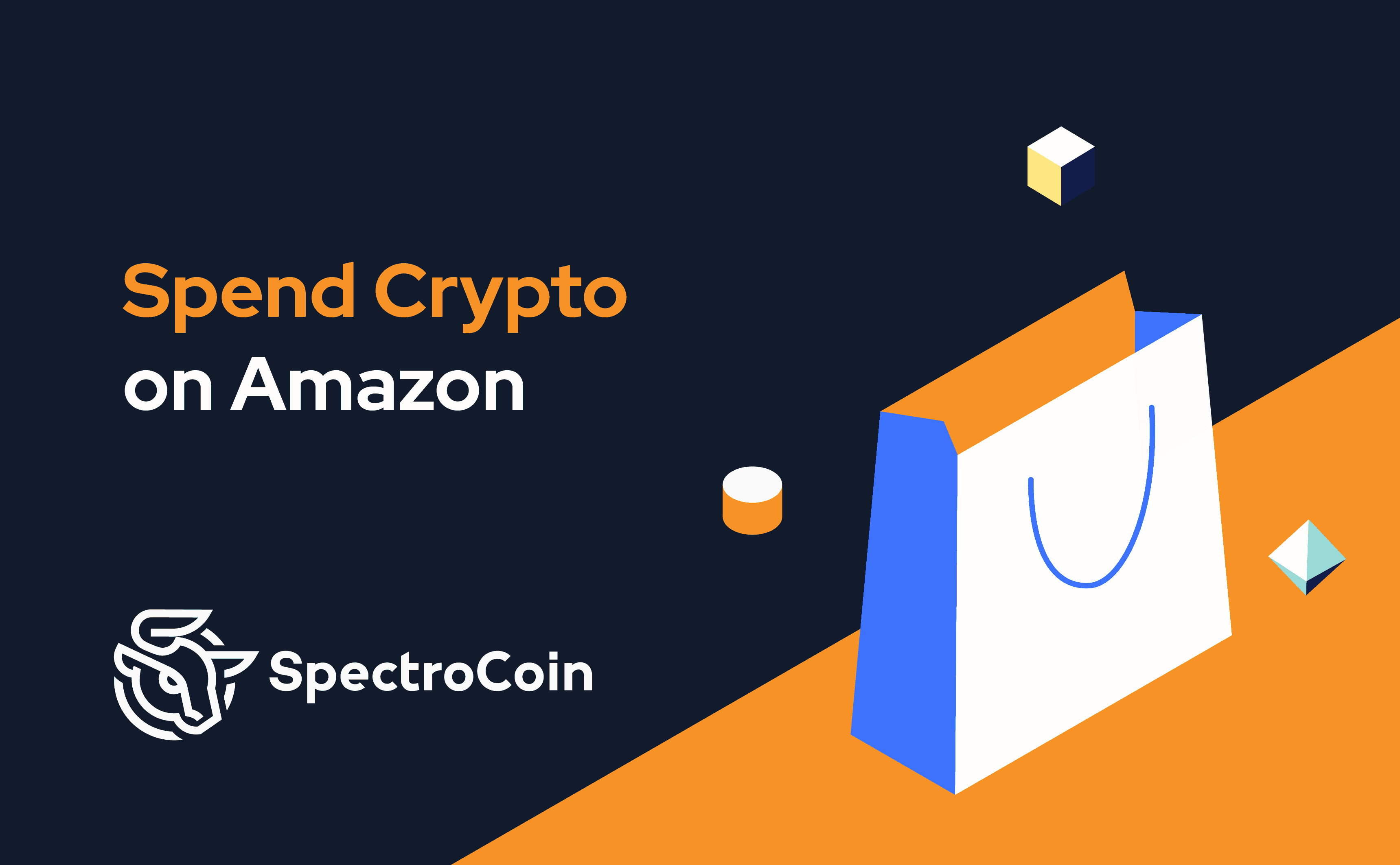 Išleiskite Bitcoin „Amazon“ platformoje, naudodami „SpectroCoin“. Ši funkcija taip pat prieinama ir kitoms kriptovaliutoms.
