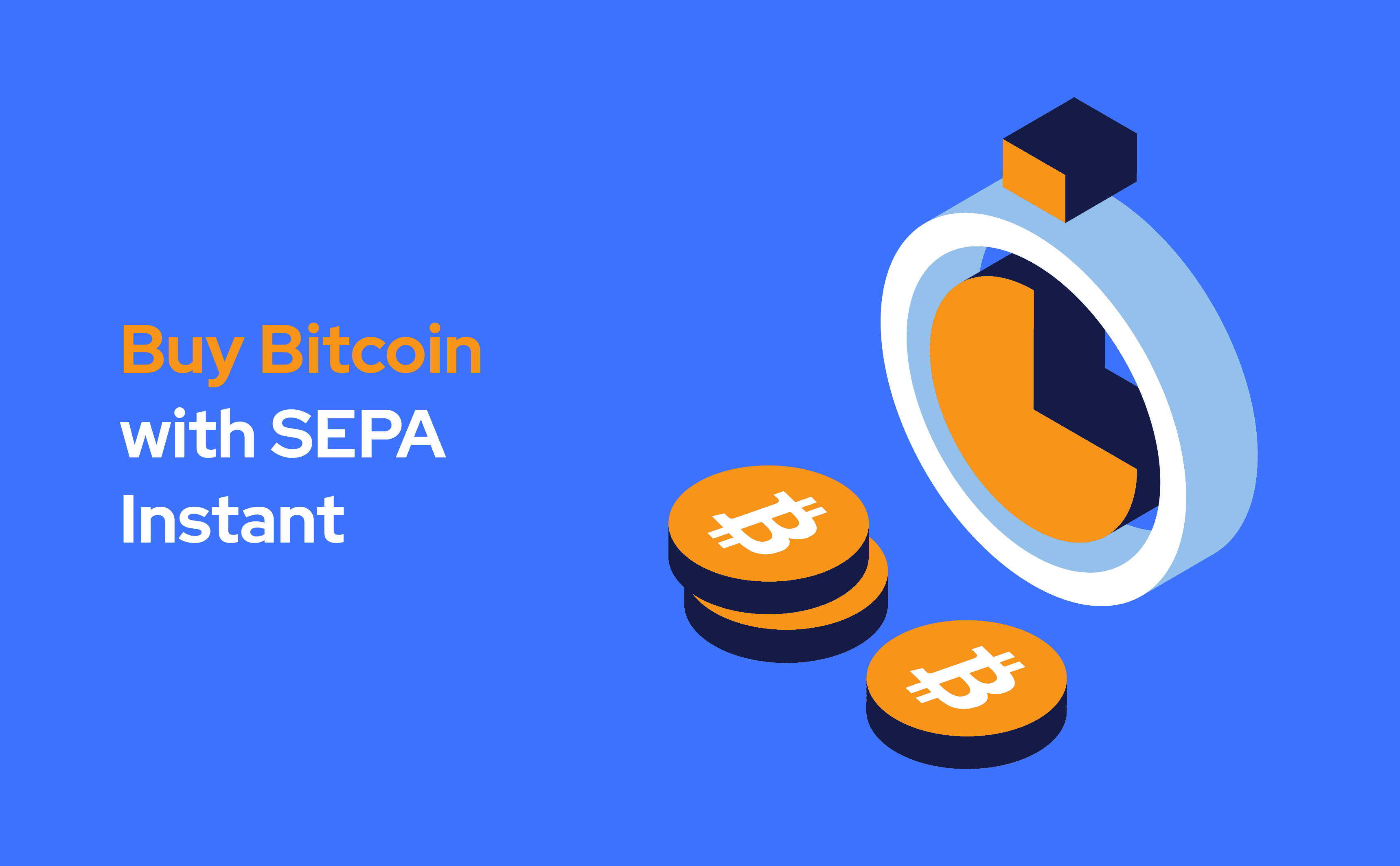 In this blog post, we present a quick guide on how to buy Bitcoin with SEPA Instant.