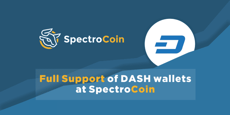 SpectroCoin introduces full support of Dash wallets.